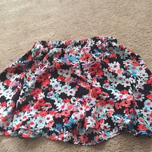 Floral skater skirt